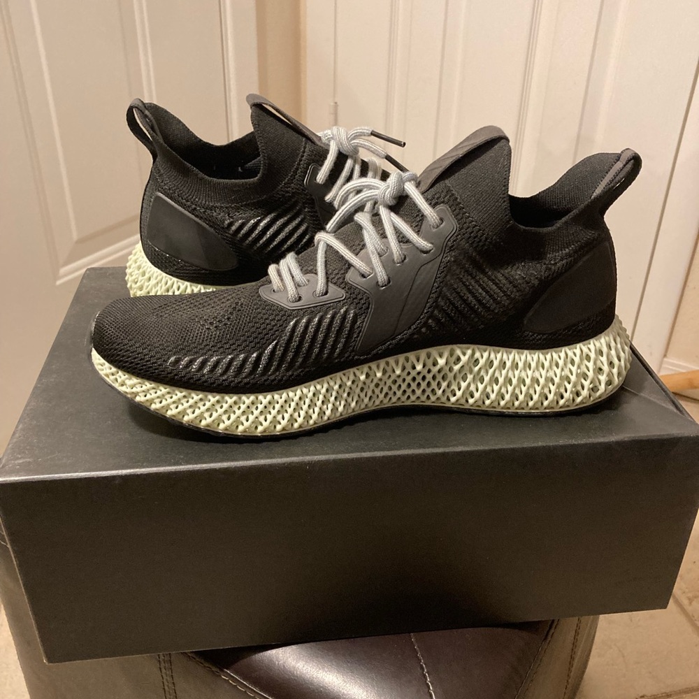 Adidas AlphaEDGE 4D Core Black/Carbon 
sku# EF3453